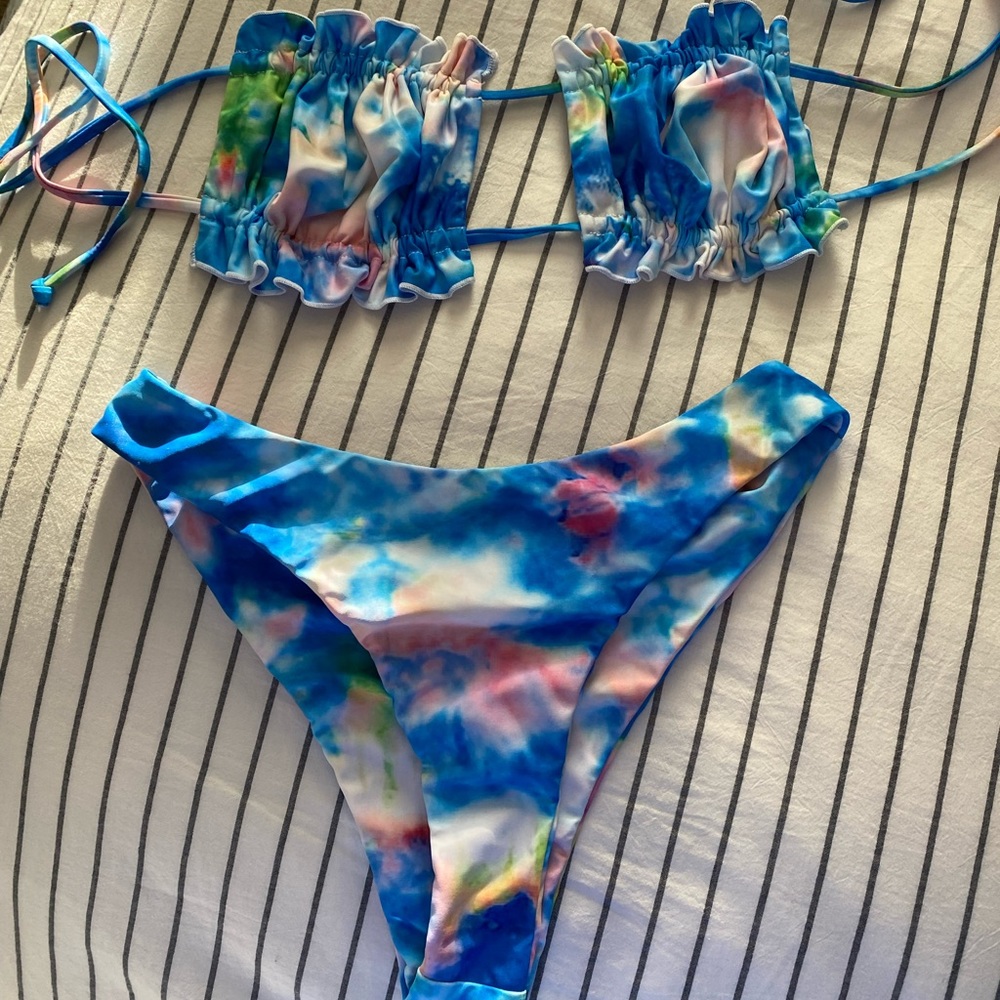 tie dye bikini